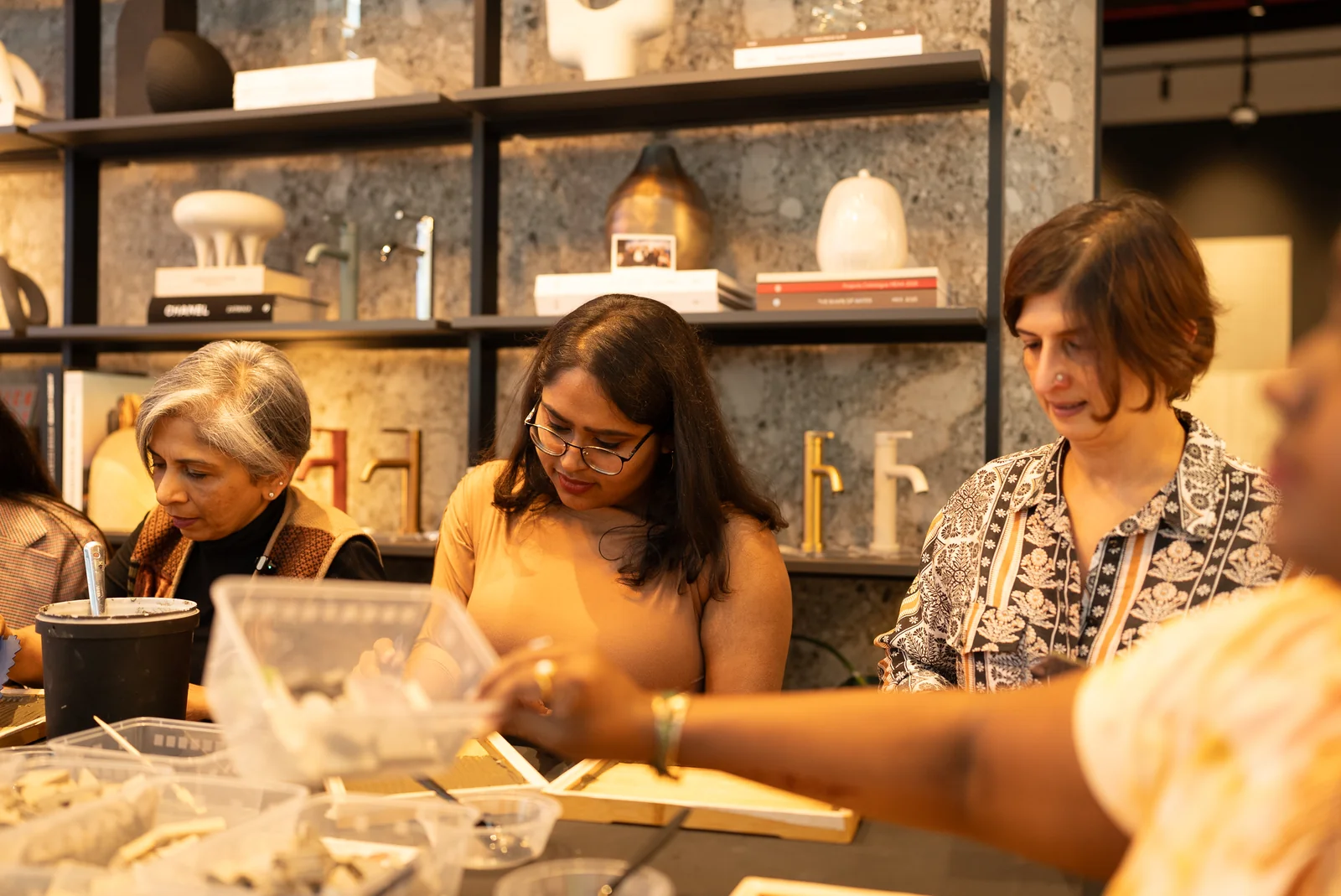 Cindrebay Design Safari participants making objects together at a workshop in 2025