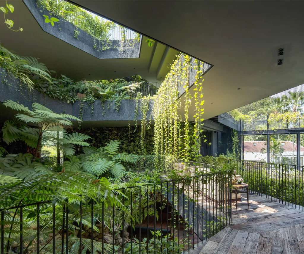 Eco-brutalist design at Cornwall Gardens House, Singapore by CHANG Architects | Homes & Gardens